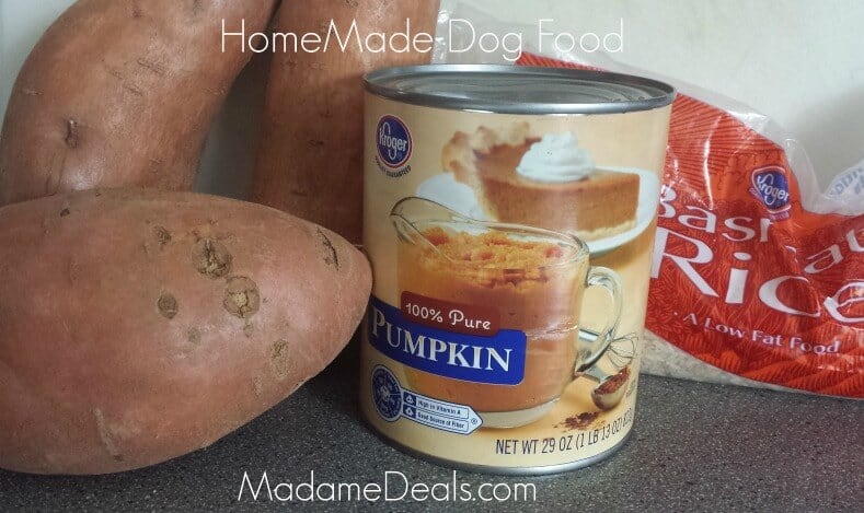 Simple 3 Ingredient Homemade Dog Food Recipe Madame Deals