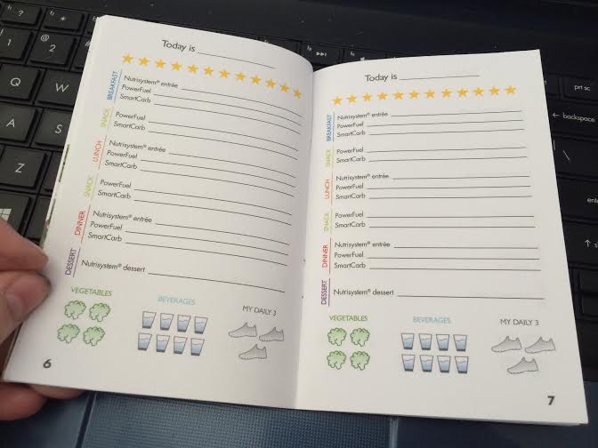 Nutrisystem Week 4 Check in How I keep Track + A Free Printable Real