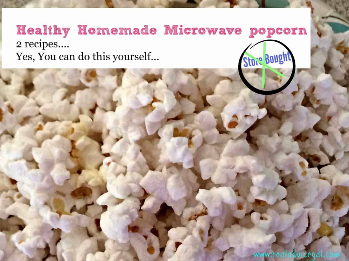 Healthy Homemade Microwave Popcorn Madame Deals