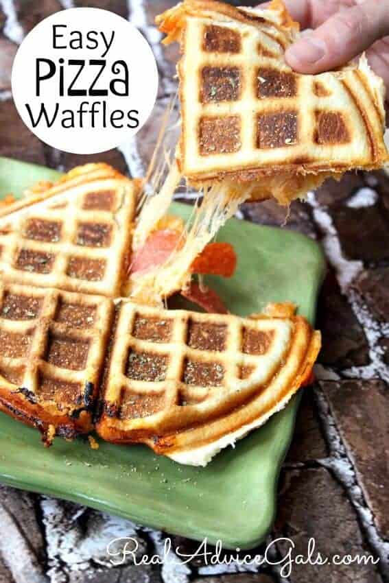 Easy And Fun Pizza Waffles Recipe!!
