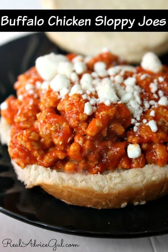 Easy Buffalo Chicken Sloppy Joes Recipe